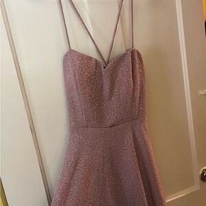 Windsor mauve semi formal glittery twirly scrappy dress size S